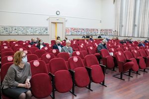 Участники заседания Ученого совета КарНЦ РАН 17 декабря