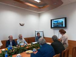 Встреча с представителями Комитета Санкт-Петербурга по делам Арктики А.Л. Анпилоговым и С.С. Николаевым