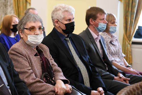 Светлана Ивановна Кочкуркина на награждении в Национальном музее РК Светлана Ивановна Кочкуркина на награждении в Национальном музее РК