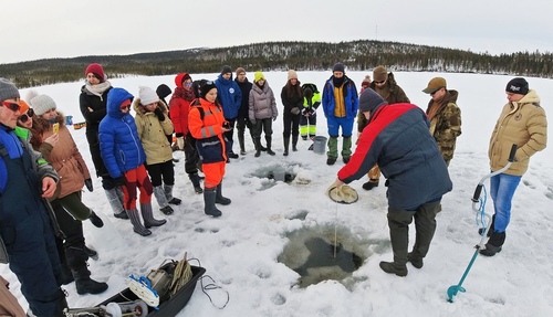 Участники Первой школы-практики полярных лимнологов