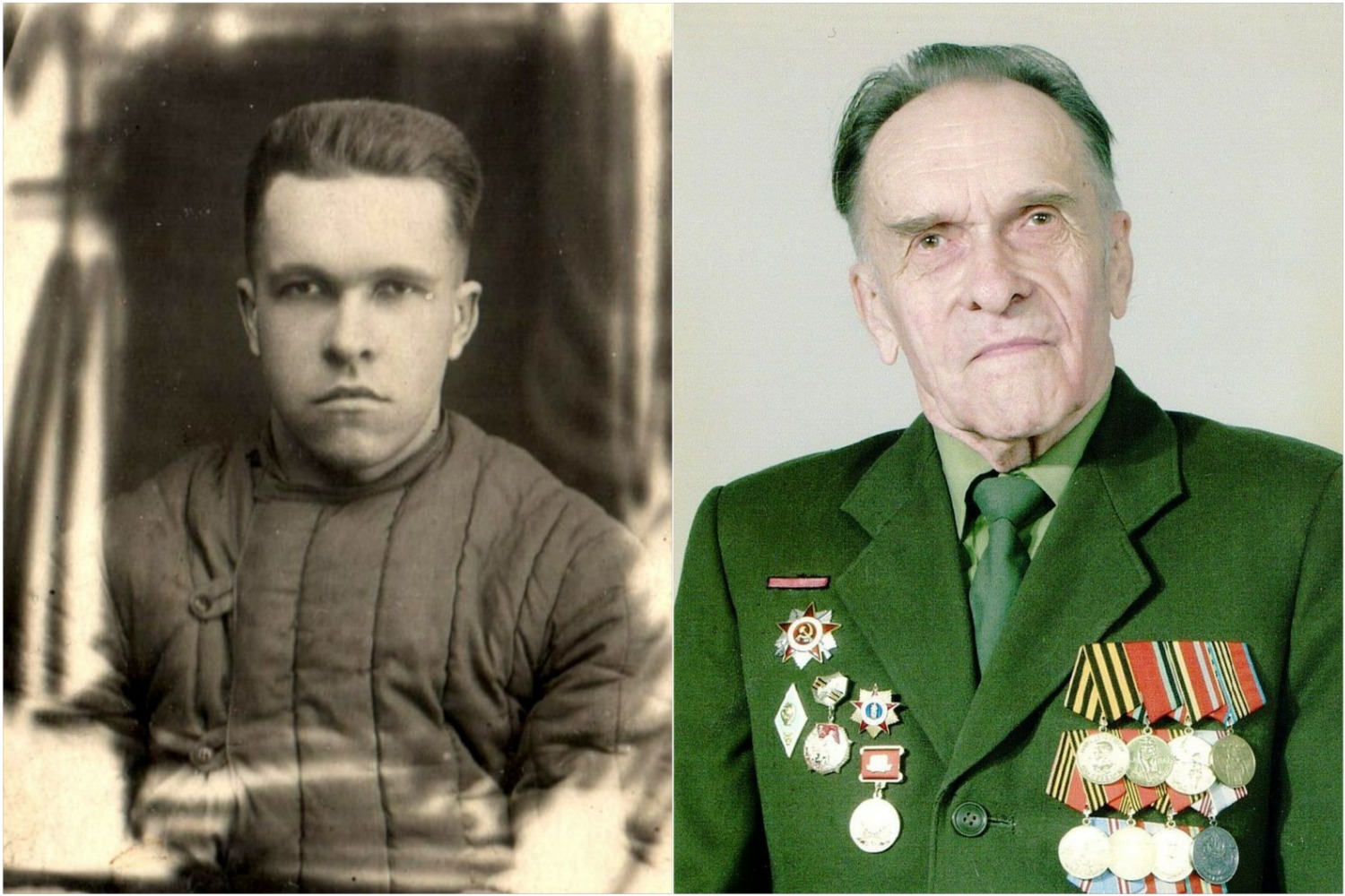 Юрий Павлович Дубровский (слева – 1942 г., справа – 2006 г.) Юрий Павлович Дубровский (слева – 1942 г., справа – 2006 г.)